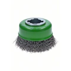  Gewellte Topfbürsten Clean for Inox für X-LOCK Winkelschleifer Bosch X-LOCK Topfbürste 75 mm, gewellter rostfreier Stahldraht, für kleine Winkelschleifer 12377417