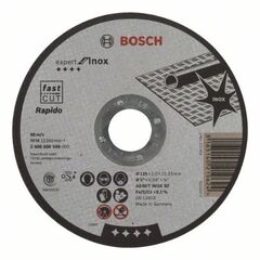  Expert for Inox Rapido Trennscheiben mit gerader Ausführung, 22,23-mm-Bohrung für kleine Winkelschleifer Bosch Trennscheibe gerade Expert for Inox - Rapido, für kleine Winkelschleifer 12377279