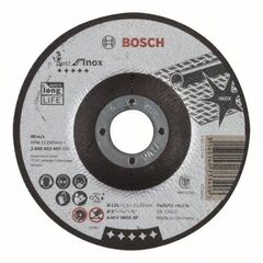  Best for Inox Gekröpfte Trennscheiben, 22,23-mm-Bohrung für kleine Winkelschleifer Bosch Trennscheibe gekröpft Best for Inox, für kleine Winkelschleifer 12377258