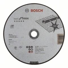  Best for Inox Trennscheiben mit gerader Ausführung, 22,23-mm-Bohrung für große Winkelschleifer Bosch Trennscheibe gerade Best for Inox, für große Winkelschleifer mit Spannmutter 12377245