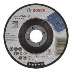  Best for Metal Gekröpfte Trennscheiben, 22,23-mm-Bohrung für kleine Winkelschleifer Bosch Trennscheibe gekröpft Best for Metal, für kleine Winkelschleifer 12377180