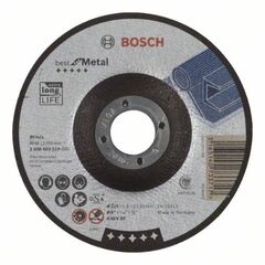  Best for Metal Gekröpfte Trennscheiben, 22,23-mm-Bohrung für kleine Winkelschleifer Bosch Trennscheibe gekröpft Best for Metal, für kleine Winkelschleifer 12377181