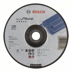  Best for Metal Gekröpfte Trennscheiben, 22,23-mm-Bohrung für große Winkelschleifer Bosch Trennscheibe gekröpft Best for Metal, für große Winkelschleifer mit Spannmutter 12377184