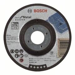  Best for Metal Gekröpfte Schruppscheiben, 22,23-mm-Bohrung für kleine Winkelschleifer Bosch Schruppscheibe gekröpft Best for Metal, für kleine Winkelschleifer 12377348