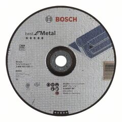  Best for Metal Gekröpfte Schruppscheiben, 22,23-mm-Bohrung für große Winkelschleifer Bosch Schruppscheibe gekröpft Best for Metal, für große Winkelschleifer mit Spannmutter 12377351