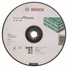  Expert for Stone Gekröpfte Trennscheiben, 22,23-mm-Bohrung für große Winkelschleifer Bosch Trennscheibe gekröpft Expert for Stone, für große Winkelschleifer mit Spannmutter 12377307