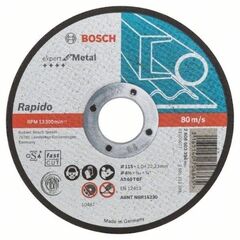  Expert for Metal rapido Trennscheiben mit gerader Ausführung, 22,23-mm-Bohrung für kleine Winkelschleifer Bosch Trennscheibe gerade Expert for Metal - Rapido, für kleine Winkelschleifer 12377201