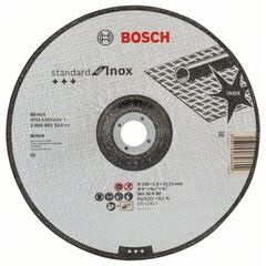  Gekröpfte Trennscheiben Standard for Inox Bosch Trennscheibe gekröpft Standard for Inox, für große Winkelschleifer mit Spannmutter 12377292