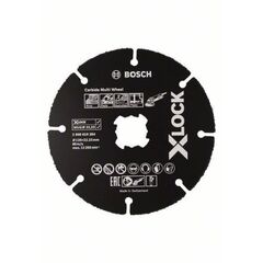  X-LOCK Trennscheiben Carbide Multi Wheel Bosch X-LOCK CMW, 125 mm, 10-tlg., für kleine Winkelschleifer 12377249