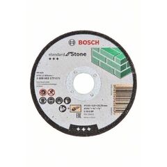  Standard for Stone Trennscheiben mit gerader Ausführung, 22,23-mm-Bohrung für kleine Winkelschleifer Bosch Trennscheibe gerade Standard for Stone, für kleine Winkelschleifer 12377318