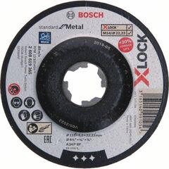  X-LOCK gekröpfte Schruppscheiben Standard for Metal Bosch X-LOCK SfM 115 x 6 mm T27, für kleine Winkelschleifer 12377357