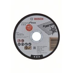  Standard for Inox Trennscheiben mit gerader Ausführung, 22,23-mm-Bohrung für kleine Winkelschleifer Bosch Trennscheibe gerade Standard for Inox, für kleine Winkelschleifer 12377290