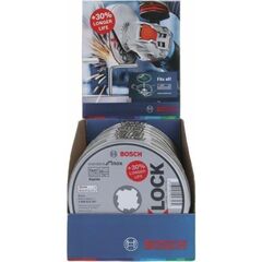  X-LOCK Trennscheiben Standard for Inox gerade Ausführung Bosch X-LOCK Standard for Inox 10 x 125 x 1 x 22,23 mm Trennscheibe gerade, für kleine Winkelschleifer 12377302