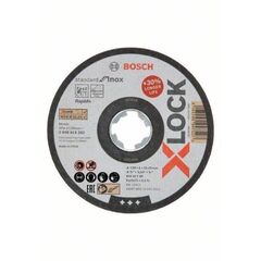  X-LOCK Trennscheiben Standard for Inox gerade Ausführung Bosch X-LOCK Standard for Inox 125 x 1 x 22,23 mm Trennscheibe gerade, für kleine Winkelschleifer 12377300