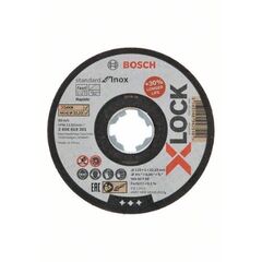  X-LOCK Trennscheiben Standard for Inox gerade Ausführung Bosch X-LOCK Standard for Inox 115 x 1 x 22,23 mm Trennscheibe gerade, für kleine Winkelschleifer 12377303