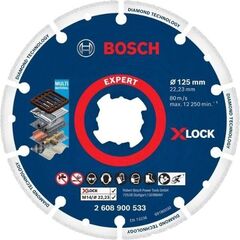  EXPERT Diamond Metal Wheel X-LOCK Trennscheiben Bosch EXPERT Diamond Metal Wheel X-LOCK Trennscheibe, 125 x 22,23 mm, für kleine Winkelschleifer 12377163