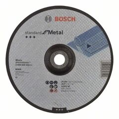  Standard for Metal Gekröpfte Trennscheiben, 22,23-mm-Bohrung für große Winkelschleifer Bosch Trennscheibe gekröpft Standard for Metal, für große Winkelschleifer mit Spannmutter 12377238
