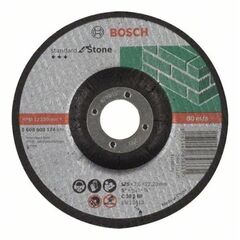  Standard for Stone Gekröpfte Trennscheiben, 22,23-mm-Bohrung für kleine Winkelschleifer Bosch Trennscheibe gekröpft Standard for Stone, für kleine Winkelschleifer 12377314