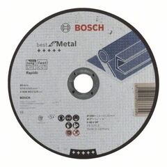  Best for Metal Rapido Trennscheiben mit gerader Ausführung, 22,23-mm-Bohrung für große Winkelschleifer Bosch Trennscheibe gerade Best for Metal - Rapido, für große Winkelschleifer mit Spannmutter 12377179