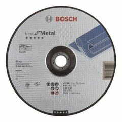  Best for Metal Rapido Gekröpfte Trennscheiben, 22,23-mm-Bohrung für große Winkelschleifer Bosch Trennscheibe gekröpft Best for Metal - Rapido, für große Winkelschleifer mit Spannmutter 12377189