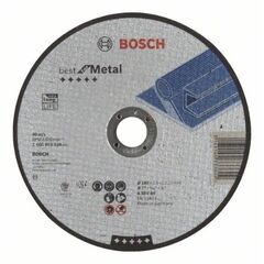  Best for Metal Trennscheiben mit gerader Ausführung, 22,23-mm-Bohrung für große Winkelschleifer Bosch Trennscheibe gerade Best for Metal, für große Winkelschleifer mit Spannmutter 12377174