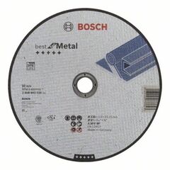  Best for Metal Trennscheiben mit gerader Ausführung, 22,23-mm-Bohrung für große Winkelschleifer Bosch Trennscheibe gerade Best for Metal, für große Winkelschleifer mit Spannmutter 12377175