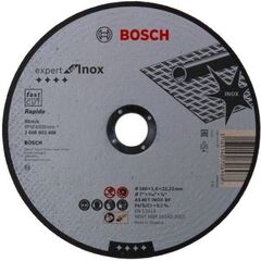  Expert for Inox Rapido Trennscheiben mit gerader Ausführung, 22,23-mm-Bohrung für große Winkelschleifer Bosch Trennscheibe gerade Expert for Inox - Rapido, für große Winkelschleifer mit Spannmutter 12377281