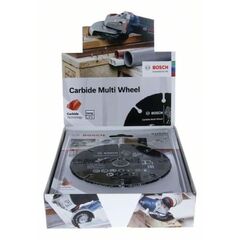  Carbide Multi Wheel Trennscheiben, 22,23-mm-Bohrung für kleine Winkelschleifer Bosch CMW-Anzeige 10 St. x 115 mm, für kleine Winkelschleifer 12377331