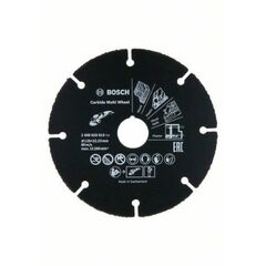  Carbide Multi Wheel Trennscheiben, 22,23-mm-Bohrung für kleine Winkelschleifer Bosch Trennscheibe Carbide Multi Wheel 125 mm, für kleine Winkelschleifer 12377332
