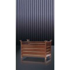  Stapelgestelle und -paletten Vollwand-Stapelpalette 1316.3 lackiert, ohne Klappe 1500 x 800 x 750 mm 12391770