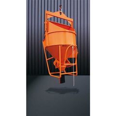  1018 Betonsilo Betonsilo 1018.1, 150l Bügel, Hebelverschluss Auslauf Ø 200 mm liegende Form 12391034