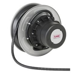  Serie 1400, 230 Volt ELMAG Autom. Kabelaufroller ZECA 1428/RNF, 18+2 m, 3x2,5 mm², IP 65 (ohne Zuleitung, Stecker u. Kuppl.) 12412161