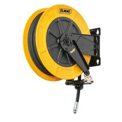  Druckluft, Wasser, Öl, Frostschutz, ABS-Kunststoff, 20-200 bar ELMAG INDUSTRIE Schlauchaufroller 4430/30 f. Wasser 130°C, 200bar, ohne Schlauch ABS-Kunststofftrommel' 12411887