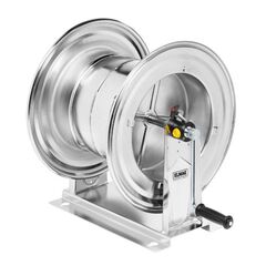  Druckluft, Wasser (max. 70 °C), 20 bar ELMAG Manueller Schlauchaufroller Edelstahl Serie 430 Mod. 74320/10, Luft/Wasser bis 20 bar, IG 1/2" 12411837