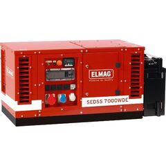  5500 WE - praktische Camper ELMAG Stromerzeuger SEDSS 5500WE-AVR-DSE3110 m. HATZ-Motor 1B40 (super-schallgedämmt) 12423812