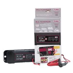  Multicharger ELMAG Automatisches Batterieladegerät 6/12 V. MULTICHARGER 14120, max. 1,0/4,5 A. 12408254