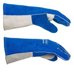  Schweißhandschuhe ELMAG 5-Finger-Schweißerhandschuhe WELDAS 10-2087 XL MIG/MAG/MMA, Spalt-Rindsleder, Gr. 9,5 12408296