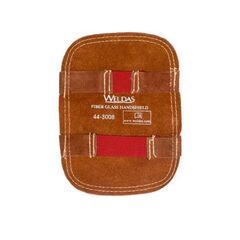  Schweißhandschuhe ELMAG Hitzeabweisendes Handschutzschild WELDAS 44-3008LB m. Front aus Fiberglas & Innenseite aus Spaltleder, BxL=15x20 cm 12408288