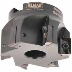  Eckfräser ELMAG Eckfräser 90° DM 80mm 7-Schneiden, Aufn. 27mm, ohne Wendeplatten (APKT,APHX) 12417760