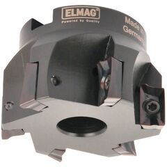 Eckfräser ELMAG Eckfräser 90° DM 50mm 5-Schneiden, Aufn. 22mm, ohne Wendeplatten (APKT,APHX) 12417758