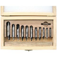  Dreh-Zubehör Zentrierbohrer ELMAG Zentrierbohrer-Set 12-tlg. 1,0, 5,0mm 12421594