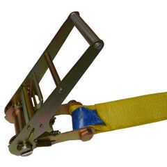  Zurrgurte, 1-teilig, 75 mm, LC 10000 daN (Umreifung) / 5000 daN (gestreckt), mit Druckratsche McBULL® Zurrgurt, 1-teilig, 75 mm, 8 m, 5000/10000 daN, Druckratsche 12399360