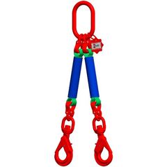  2-Strang mit Standard-Aufhängering McBULL® 2-Strang-Rundschlingengehänge, 1 Meter, 0-45° = 1400 kg/45-60°= 1000 kg, Typ7 12399433