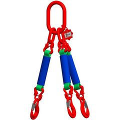  3-Strang mit Standard-Aufhängering McBULL® 3-Strang-Rundschlingengehänge, 1 Meter, 0-45° = 4200 kg/45-60°= 3000 kg, Typ4 12399464