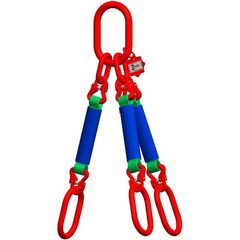  3-Strang mit Standard-Aufhängering McBULL® 3-Strang-Rundschlingengehänge, 1 Meter, 0-45° = 10500 kg/45-60°= 7500 kg, Typ8 12399483