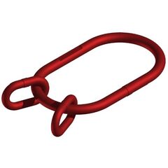  Übergroße Aufhängeringe/-köpfe, für Einfachkranhaken DIN 15401, für 2-strängig Sonder-Aufhängekopf, GK8, A26 260x140mm 12401282