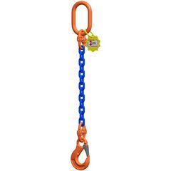  mit Sonder-Aufhängering (für Kranhaken DIN 15401 Nr. 25) McBULL® 1-Strang-Kettengehänge, GK10, Sondergüte-Kette, 6 mm, 1 Meter, Typ4K25 12401556