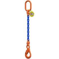  mit Sonder-Aufhängering (für Kranhaken DIN 15401 Nr. 25) McBULL® 1-Strang-Kettengehänge, GK10, Sondergüte-Kette, 6 mm, 1 Meter, Typ5K25 12401557