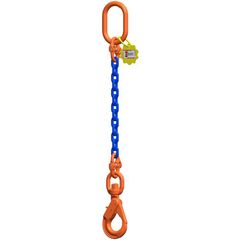  mit Sonder-Aufhängering (für Kranhaken DIN 15401 Nr. 25) McBULL® 1-Strang-Kettengehänge, GK10, Sondergüte-Kette, 6 mm, 1 Meter, Typ7K25 12401559