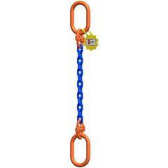  mit Sonder-Aufhängering (für Kranhaken DIN 15401 Nr. 25) McBULL® 1-Strang-Kettengehänge, GK10, Sondergüte-Kette, 6 mm, 1 Meter, Typ8K25 12401560